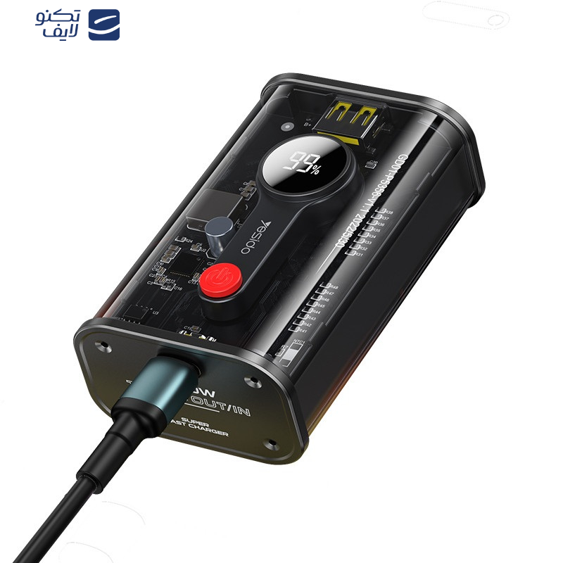 پاوربانک یسیدو مدل YP-35 ظرفیت 10000 میلی آمپر ساعت پاوربانک یسیدو مدل YP-35 ظرفیت 10000 میلی آمپر ساعت