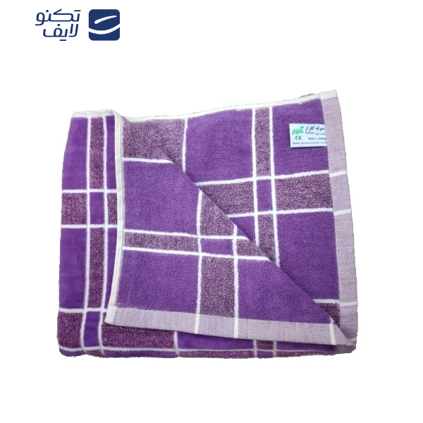 حوله حمام گلزار مدل نخ رنگی سایز 150x100 سانتی متر حوله حمام گلزار مدل نخ رنگی سایز 150x100 سانتی متر
