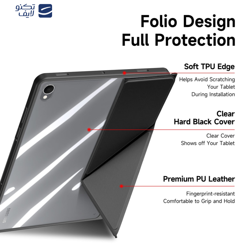 کیف کلاسوری دوکس دوکیس مدل Magi مناسب برای تبلت سامسونگ Galaxy Tab S11 -11inch کیف کلاسوری دوکس دوکیس مدل Magi مناسب برای تبلت سامسونگ Galaxy Tab S11 -11inch