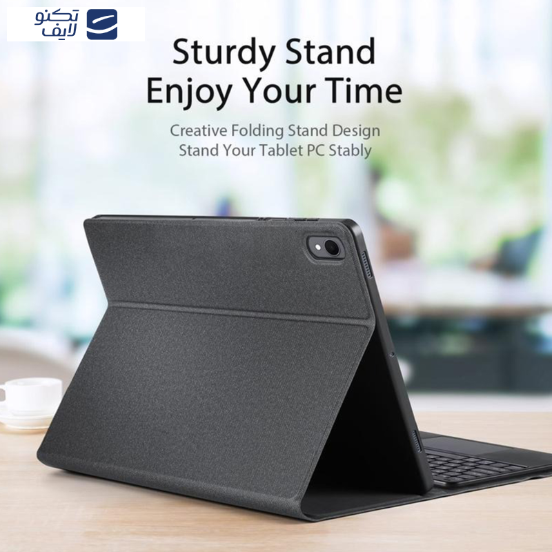 کیف کلاسوری کیبورد دار دوکس دوکیس مدل TK مناسب برای تبلت سامسونگ Galaxy Tab S11-11inch کیف کلاسوری کیبورد دار دوکس دوکیس مدل TK مناسب برای تبلت سامسونگ Galaxy Tab S11-11inch