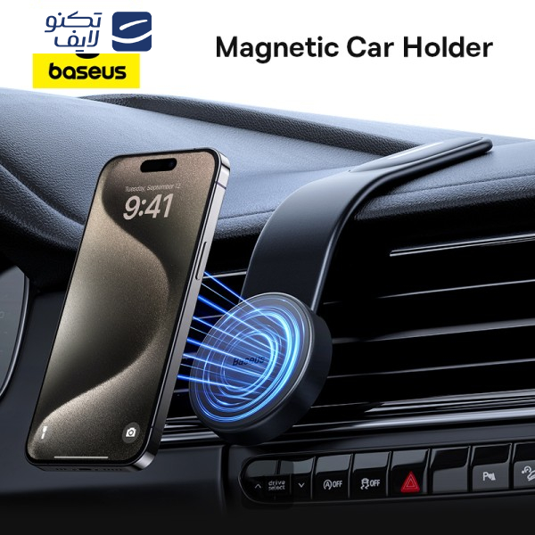 پایه نگهدارنده گوشی موبایل بیسوس مدل C02 Magnetic پایه نگهدارنده گوشی موبایل بیسوس مدل C02 Magnetic
