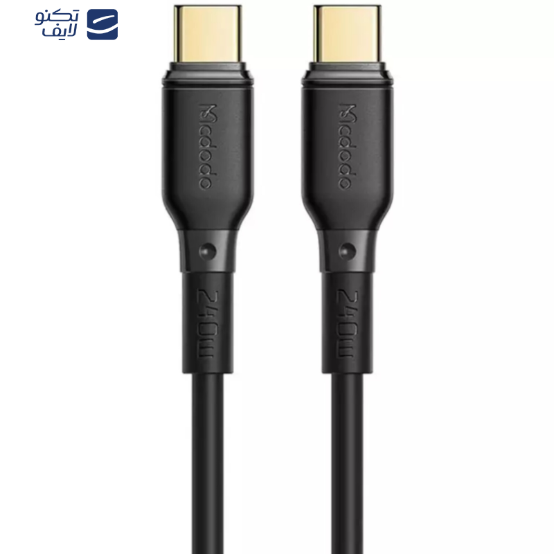 کابل تبدیل USB-C مک دودو مدل CA-3310 240w طول 1.2 متر کابل تبدیل USB-C مک دودو مدل CA-3310 240w طول 1.2 متر