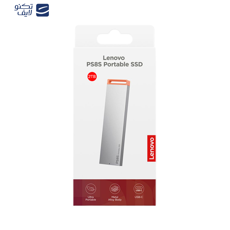 اس اس دی اکسترنال لنوو مدل PS8S ظرفیت 2 ترابایت رابط USB 3.2 Gen2 اس اس دی اکسترنال لنوو مدل PS8S ظرفیت 2 ترابایت رابط USB 3.2 Gen2