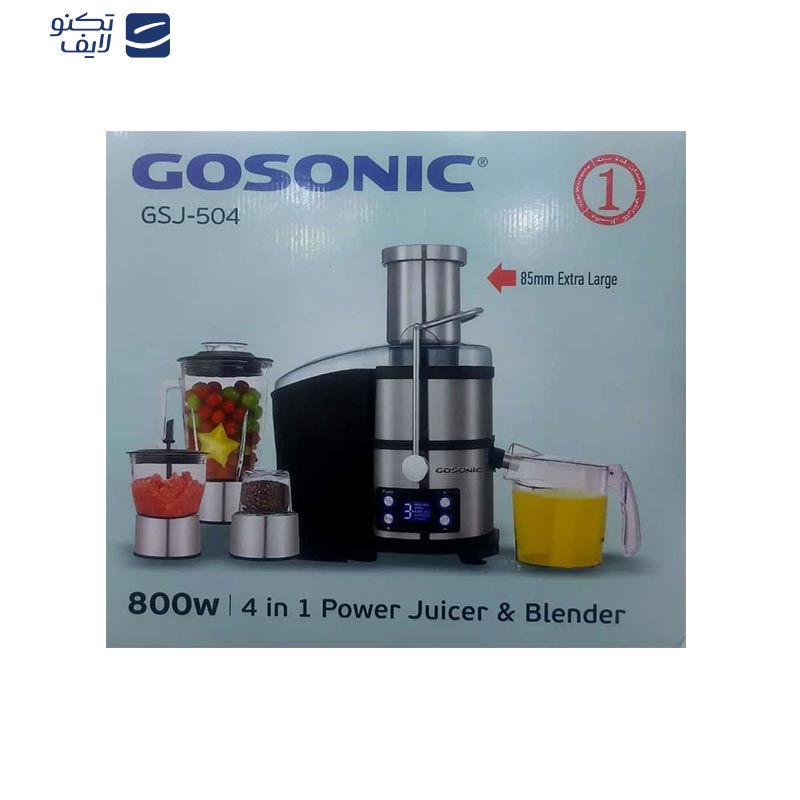 آبمیوه گیری گوسونیک مدل GSJ-504 آبمیوه گیری گوسونیک مدل GSJ-504