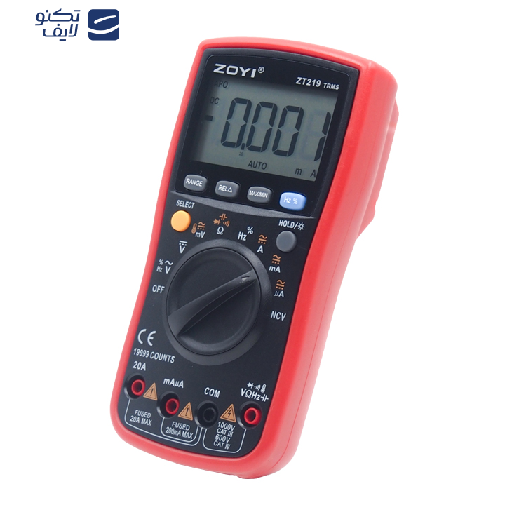 مولتی متر دیجیتال زویی مدل ZT-219 مولتی متر دیجیتال زویی مدل ZT-219