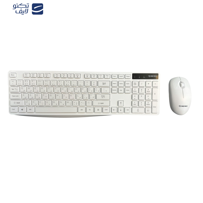 کیبورد و ماوس بی سیم وان مکس مدل OM-4500W کیبورد و ماوس بی سیم وان مکس مدل OM-4500W