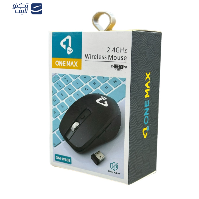 ماوس بی سیم وان مکس مدل OM-W60 ماوس بی سیم وان مکس مدل OM-W60