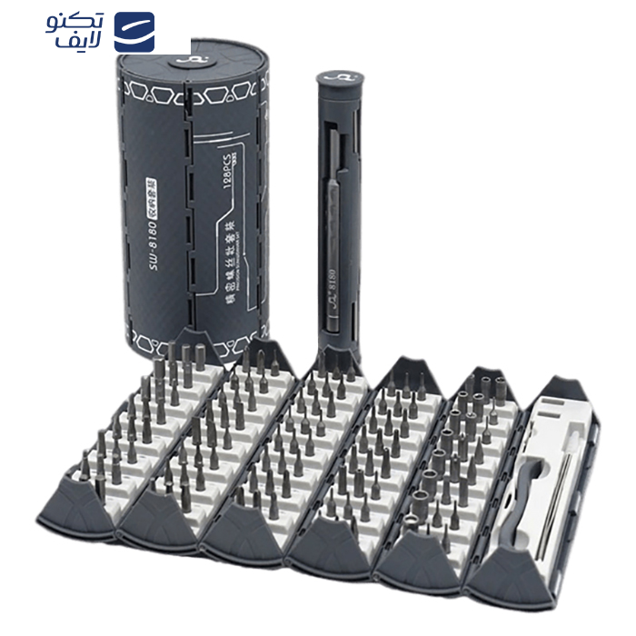 پیچ گوشتی مدل SW-8180 بسته 128 عددی