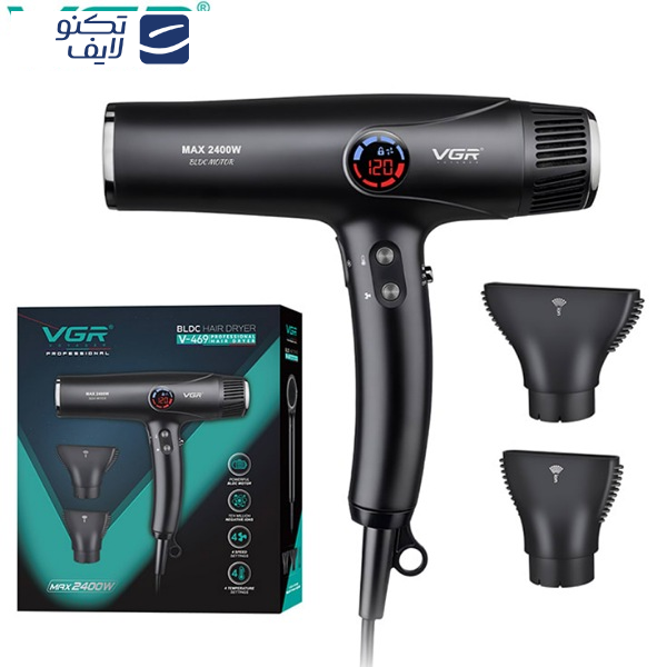 سشوار حرفهای 2400 وات وی جی ار مدل V-469 سشوار حرفهای 2400 وات وی جی ار مدل V-469