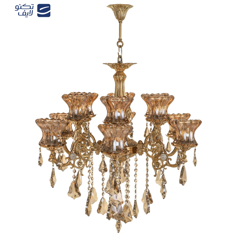 لوستر 12 شعله شاهان تک کد B/8022 لوستر 12 شعله شاهان تک کد B/8022