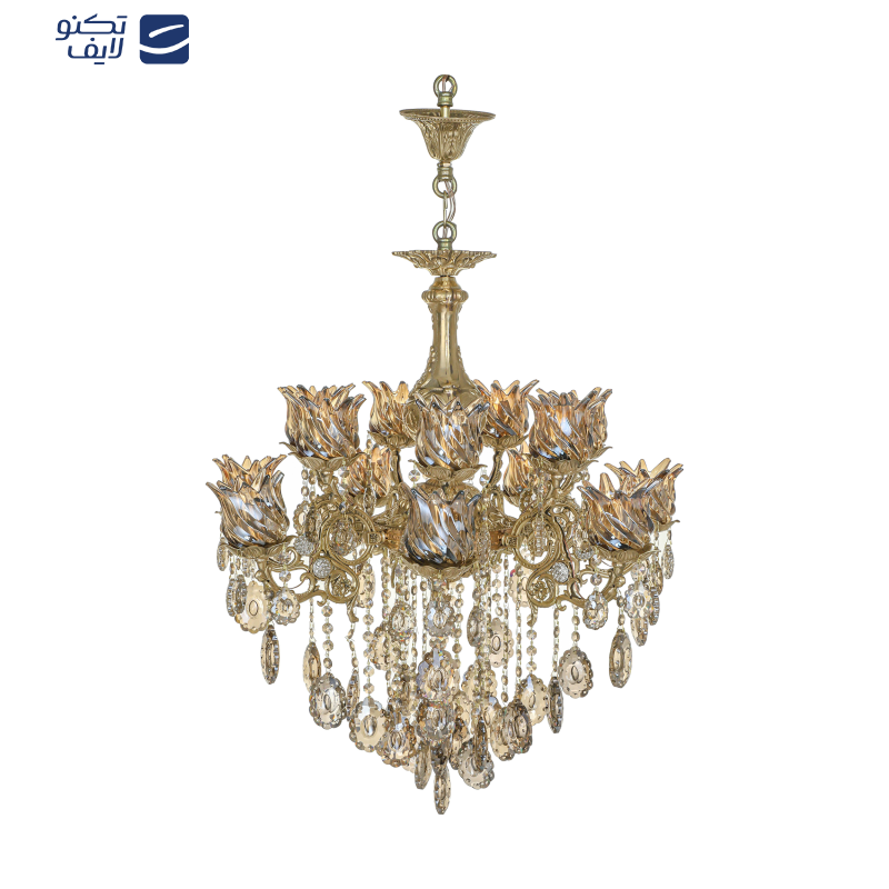 لوستر 14 شعله شاهان تک کد B/4027 لوستر 14 شعله شاهان تک کد B/4027