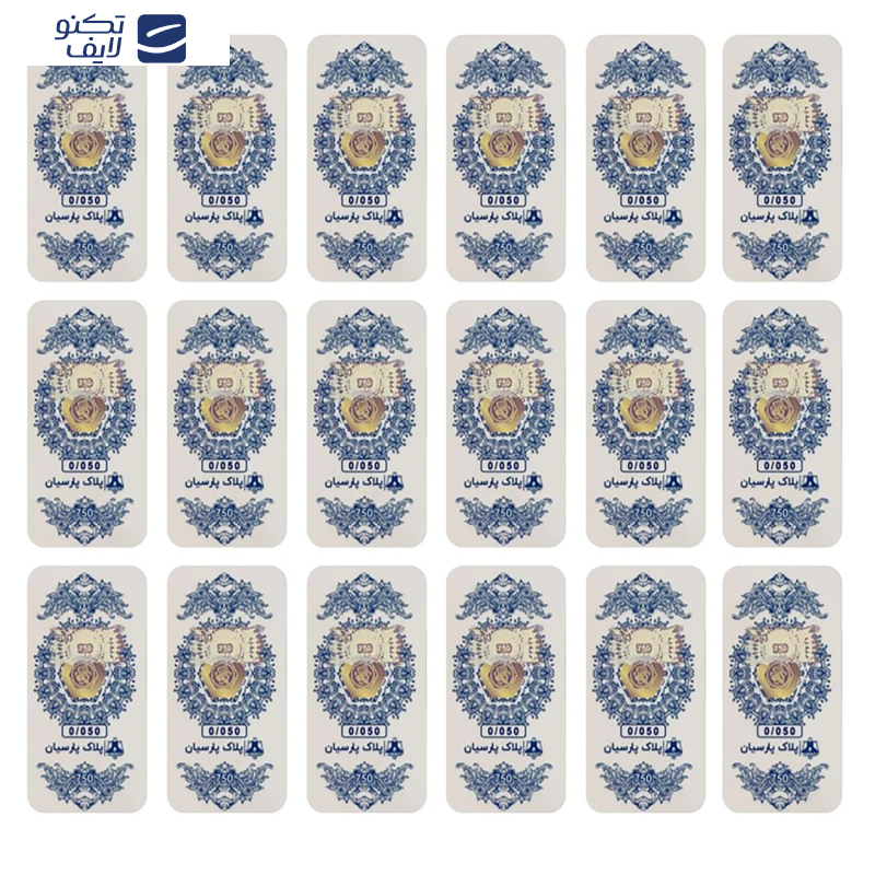 سکه گرمی 18 عیار زر پایتخت مدل ZP50.18 بسته 18 عددی