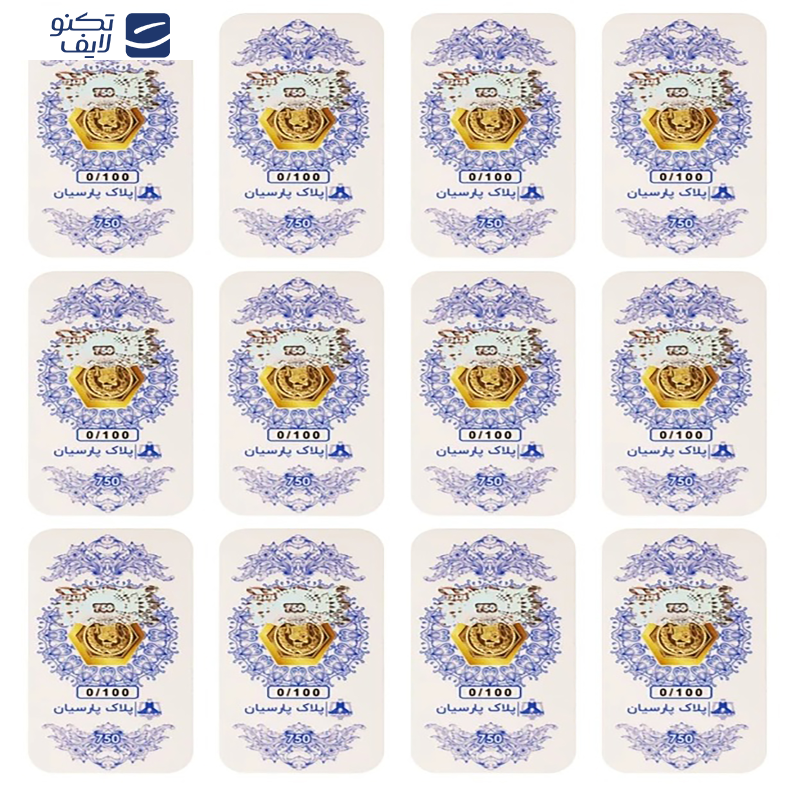 سکه گرمی 18 عیار زر پایتخت مدل ZP100.12 بسته 12 عددی
