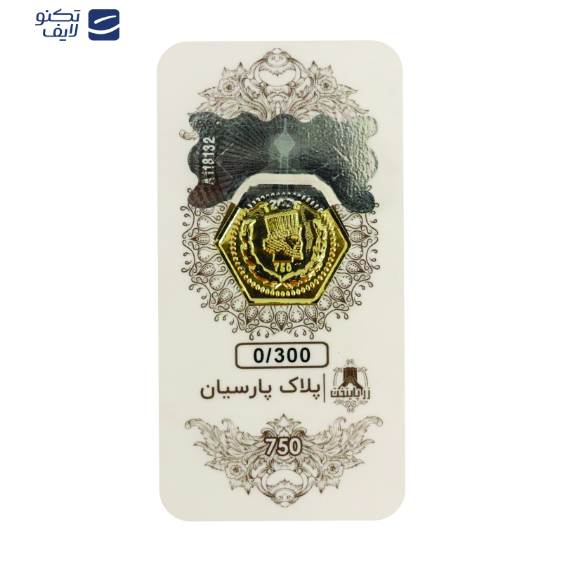 سکه گرمی 18 عیار زر پایتخت مدل ZP300