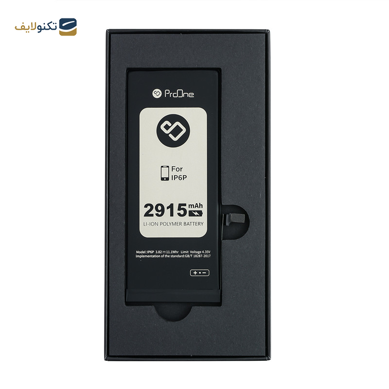 باتری موبایل پرووان مدل IP6P ظرفیت 2915 میلی آمپر ساعت مناسب برای گوشی موبایل اپل iPhone 6 Plus باتری موبایل پرووان مدل IP6P ظرفیت 2915 میلی آمپر ساعت مناسب برای گوشی موبایل اپل iPhone 6 Plus