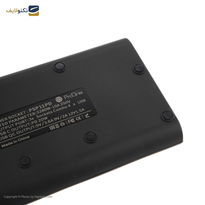 چندراهی برق و محافظ ولتاژ پرووان مدل PSP11PD چندراهی برق و محافظ ولتاژ پرووان مدل PSP11PD