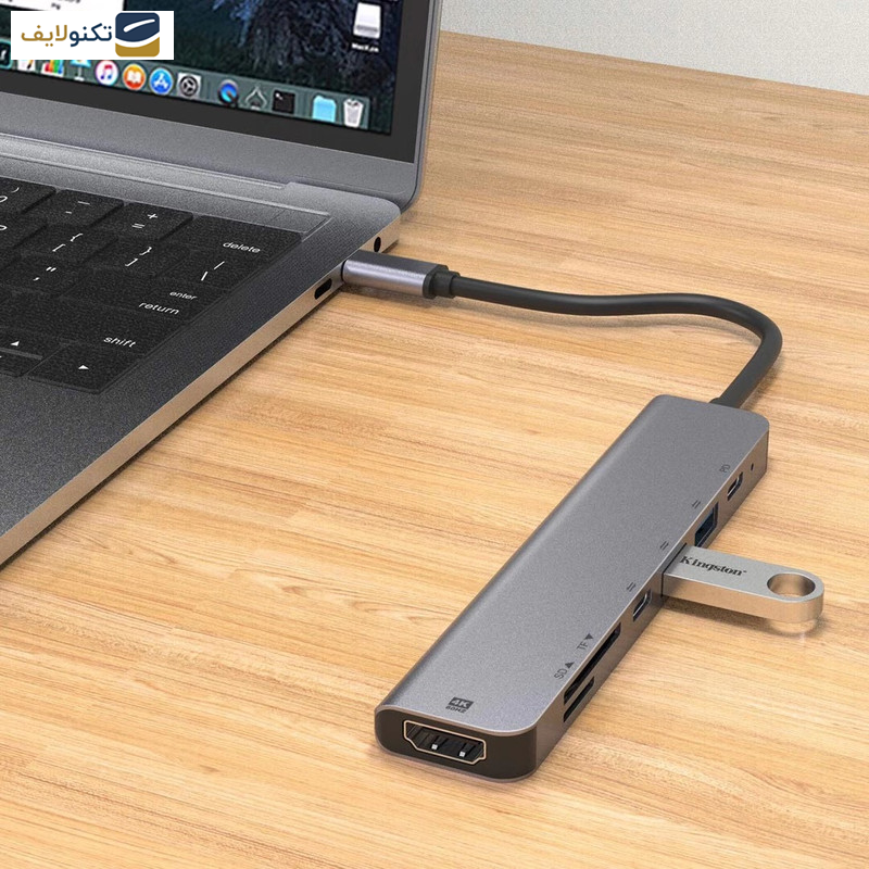 هاب 7 پورت USB-C پرووان مدل PHU565