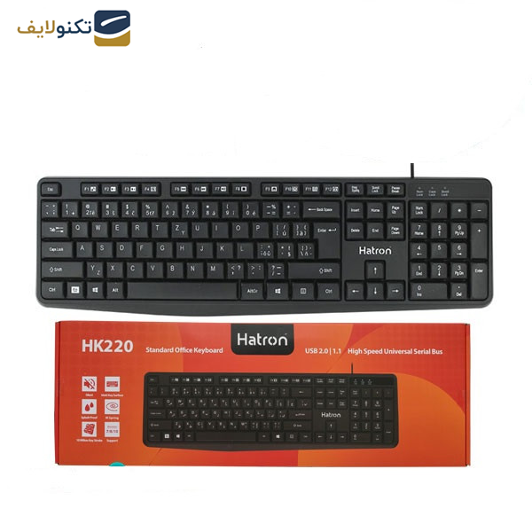 کیبورد هترون مدل HK220