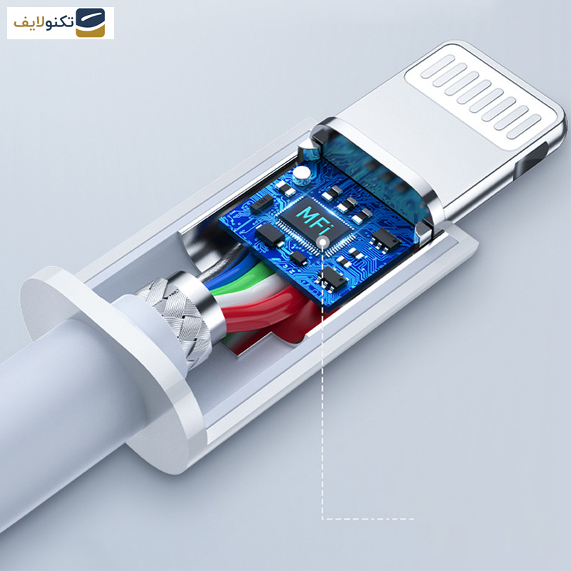 کابل شارژ USB-C به لایتنینگ هترون مدل MFI HC365i طول 1متر کابل شارژ USB-C به لایتنینگ هترون مدل MFI HC365i طول 1متر