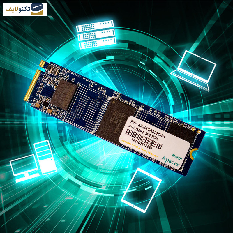  اس اس دی اینترنال اپیسر مدل AS2280 P4 M.2 ظرفیت 512 گیگابایت