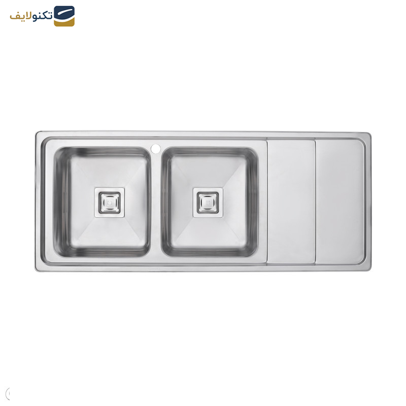 سینک ظرفشویی استیل بیمکث مدل 842 توکار سینک ظرفشویی استیل بیمکث مدل 842 توکار