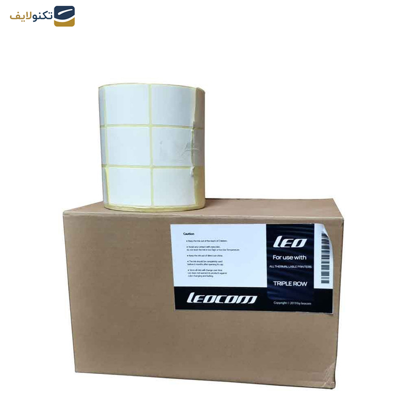 برچسب پرینتر لیبل زن لیوکام مدل 12X25