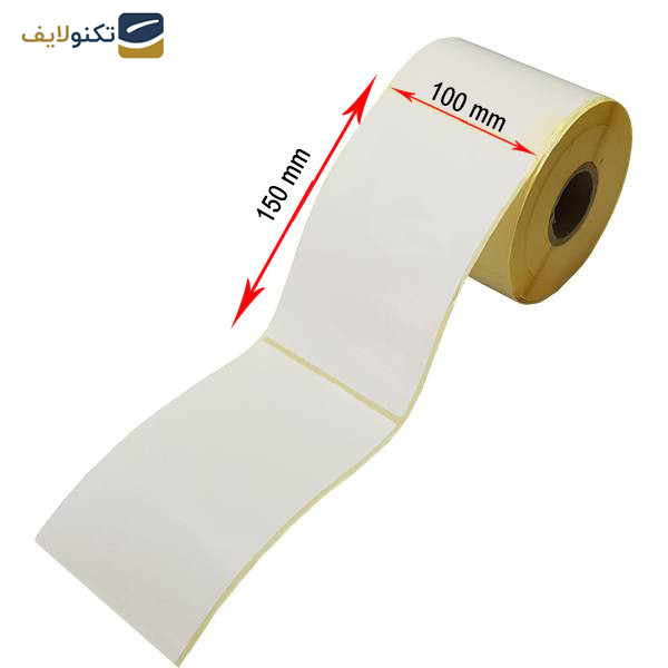 برچسب پرینتر لیبل زن مدل PK-100x150 برچسب پرینتر لیبل زن مدل PK-100x150
