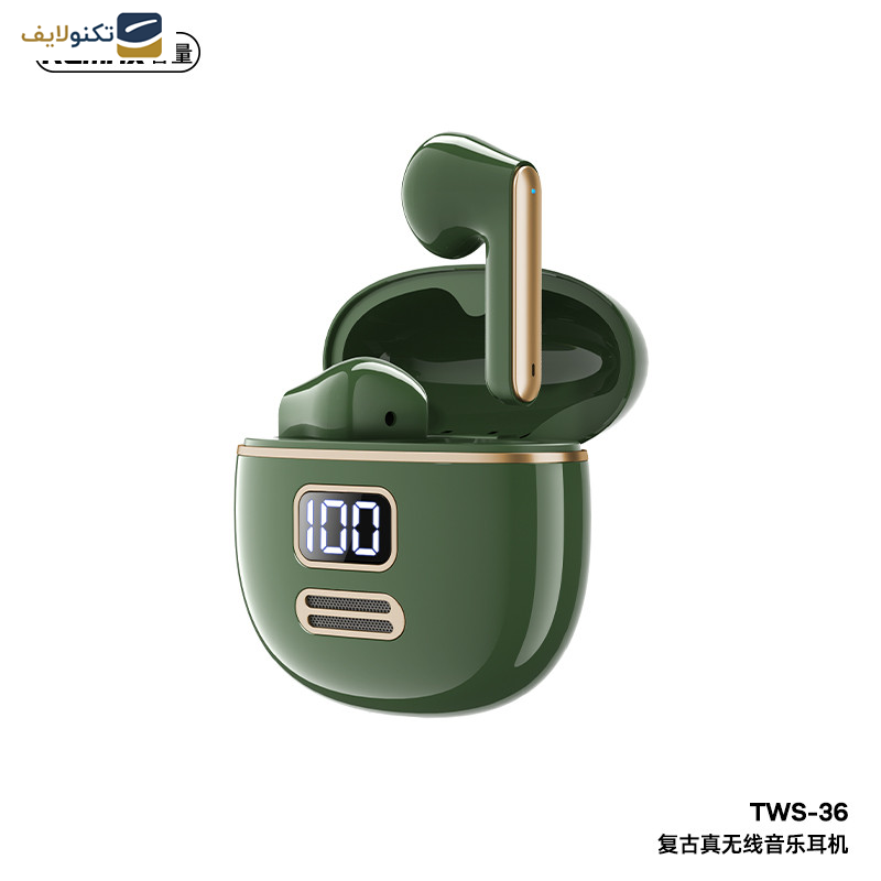 هدفون بلوتوثی ریمکس طرح کلاسیک مدل TWS-36 هدفون بلوتوثی ریمکس طرح کلاسیک مدل TWS-36
