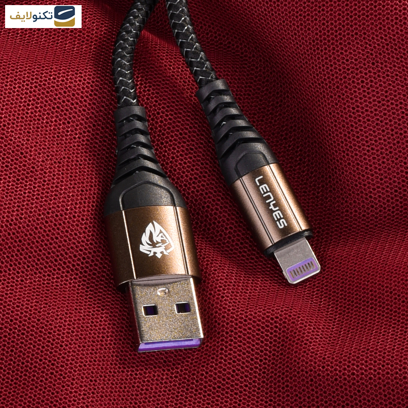 کابل تبدیل USB به لایتنینگ لنیز مدل LC942-l طول 1 متر کابل تبدیل USB به لایتنینگ لنیز مدل LC942-l طول 1 متر