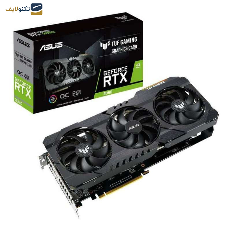 کارت گرافیک ایسوس مدل TUF Gaming GeForce RTX 3060 O12GB_V2 کارت گرافیک ایسوس مدل TUF Gaming GeForce RTX 3060 O12GB_V2