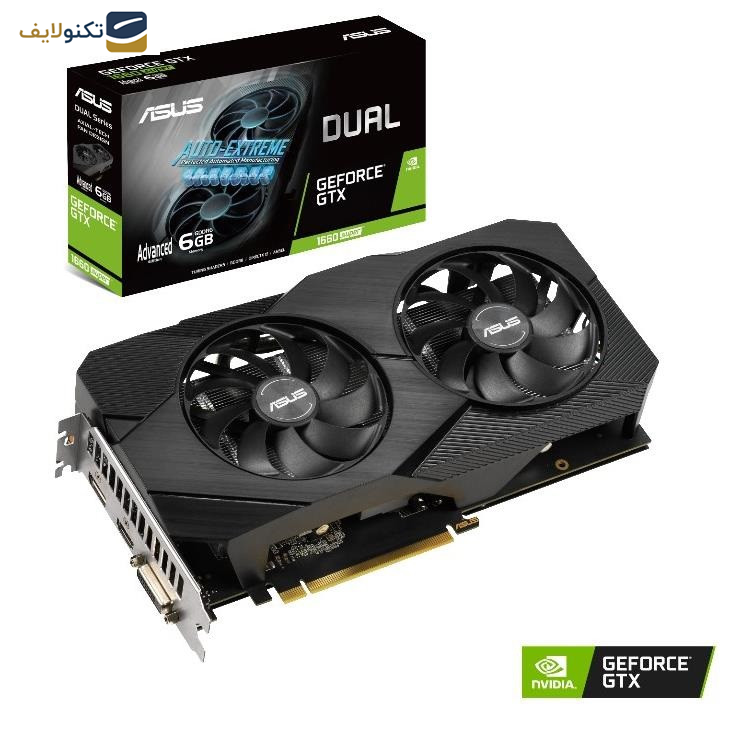 کارت گرافیک ایسوس مدل DUAL GTX1660S-A6G-EVO کارت گرافیک ایسوس مدل DUAL GTX1660S-A6G-EVO