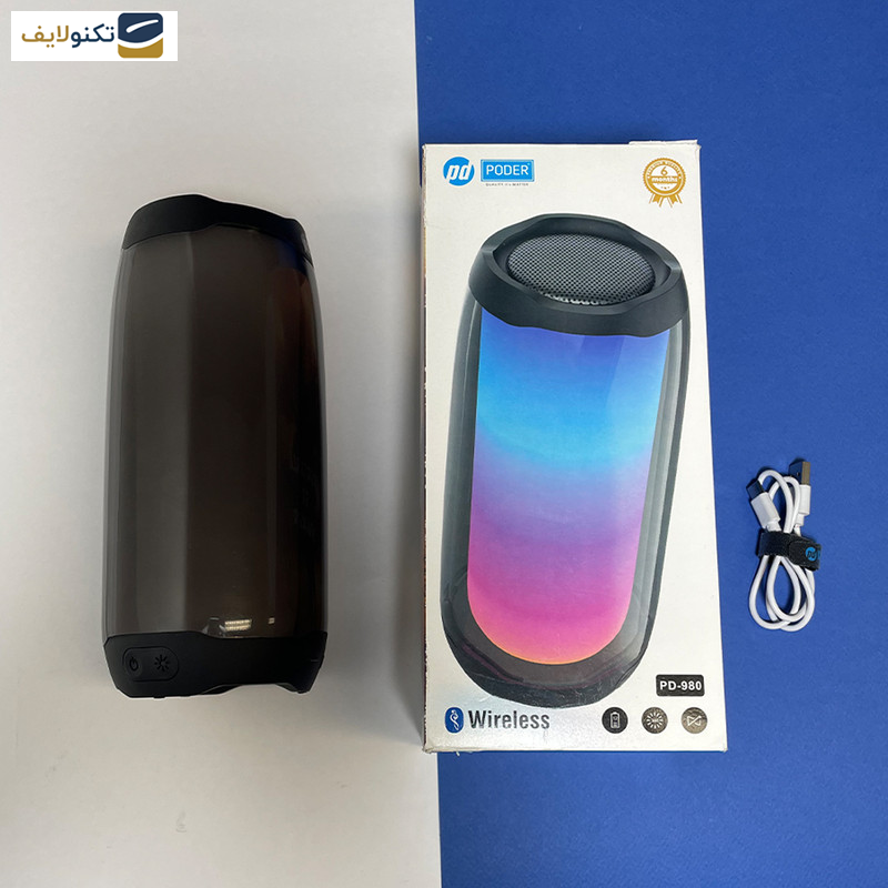 اسپیکر قابل حمل پودر مدل PD980 اسپیکر قابل حمل پودر مدل PD980