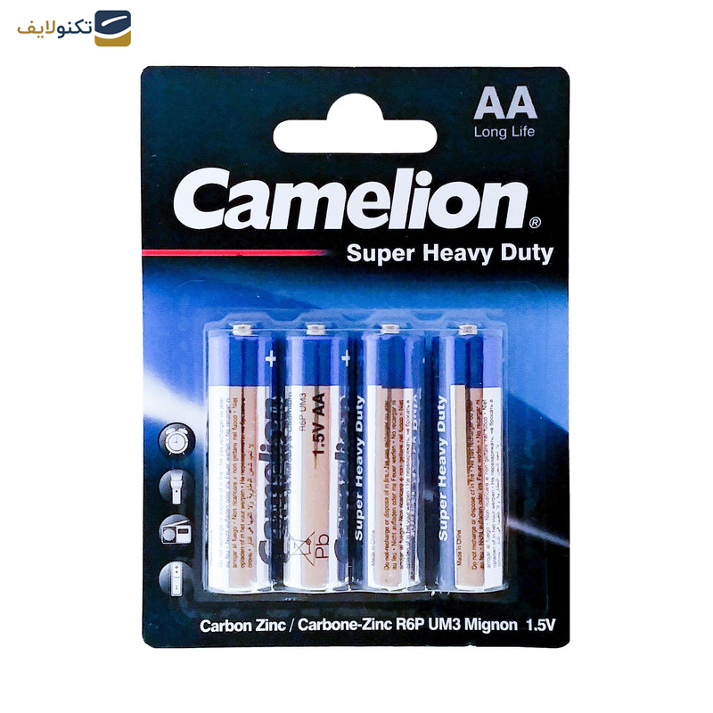 باتری قلمی کملیون مدل Super Heavy Duty بسته 4 عددی
