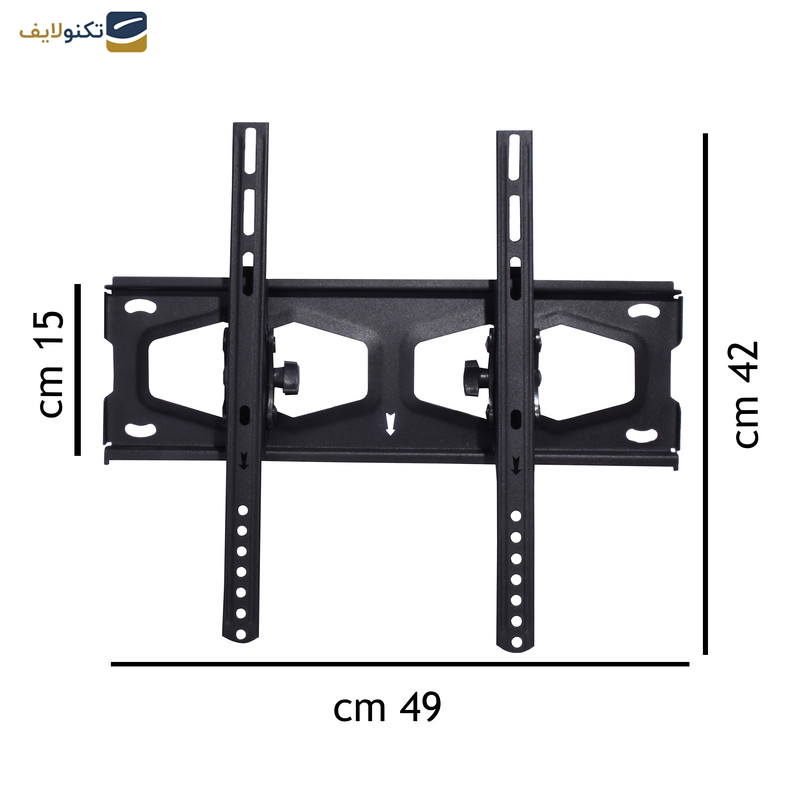 پایه دیواری تلویزیون برهان مدل SM-500 مناسب برای تلویزیون 40”-65” پایه دیواری تلویزیون برهان مدل SM-500 مناسب برای تلویزیون 40”-65”