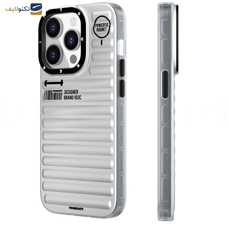 کاور یانگ کیت مدل پافر رنگ تیتانیوم مناسب برای گوشی موبایل اپل iphone 15promax کاور یانگ کیت مدل پافر رنگ تیتانیوم مناسب برای گوشی موبایل اپل iphone 15promax