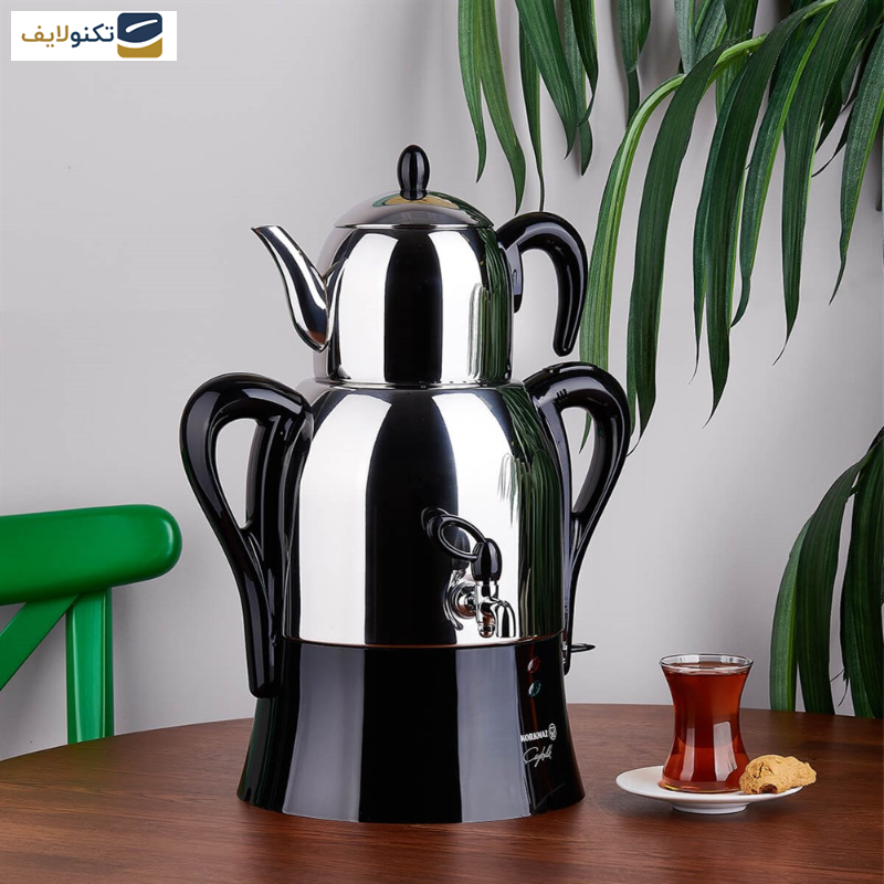 سماور برقی کرکماز مدل ÇAYKOLIK کد 34101 گنجایش 3 لیتر سماور برقی کرکماز مدل ÇAYKOLIK کد 34101 گنجایش 3 لیتر