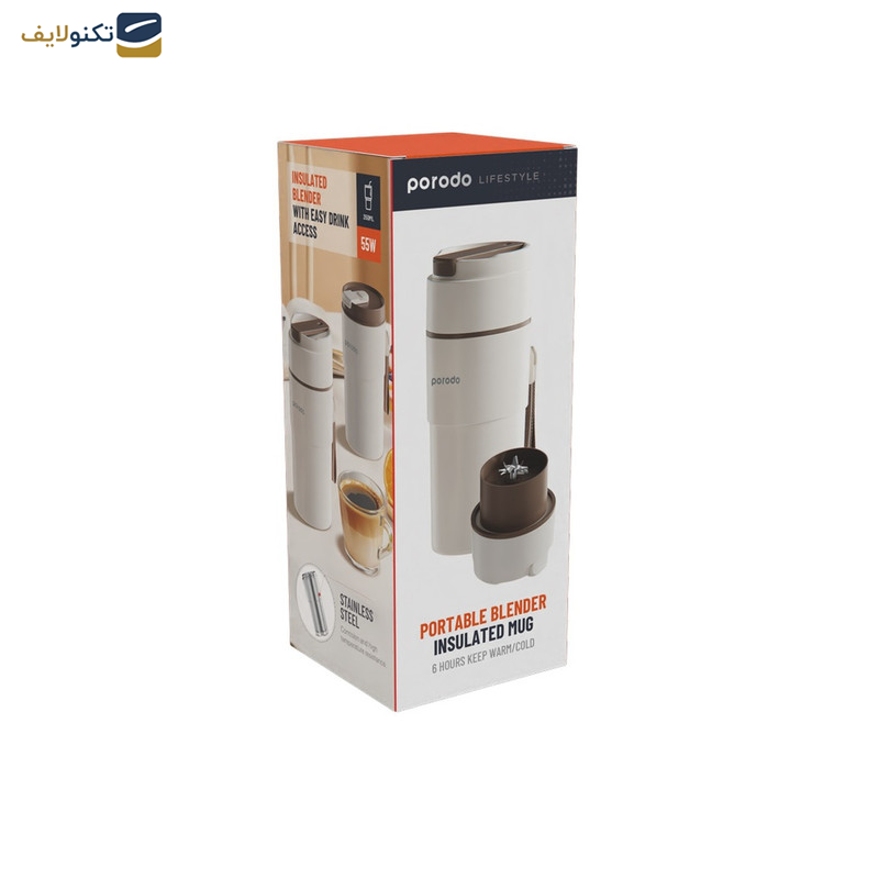 ماگ و مخلوط کن سفری پرودو مدل 2in1 گنجایش 0.35 لیتر ماگ و مخلوط کن سفری پرودو مدل 2in1 گنجایش 0.35 لیتر