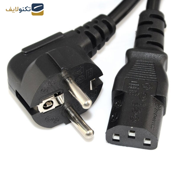 کابل برق سه پین منبع تغذیه کامپیوتر کی نت مدل EU-C13 طول 1.5 متر کابل برق سه پین منبع تغذیه کامپیوتر کی نت مدل EU-C13 طول 1.5 متر