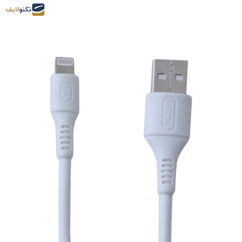 کابل تبدیل USB به لایتنینگ پی زد ایکس مدل V151 طول 1 متر کابل تبدیل USB به لایتنینگ پی زد ایکس مدل V151 طول 1 متر
