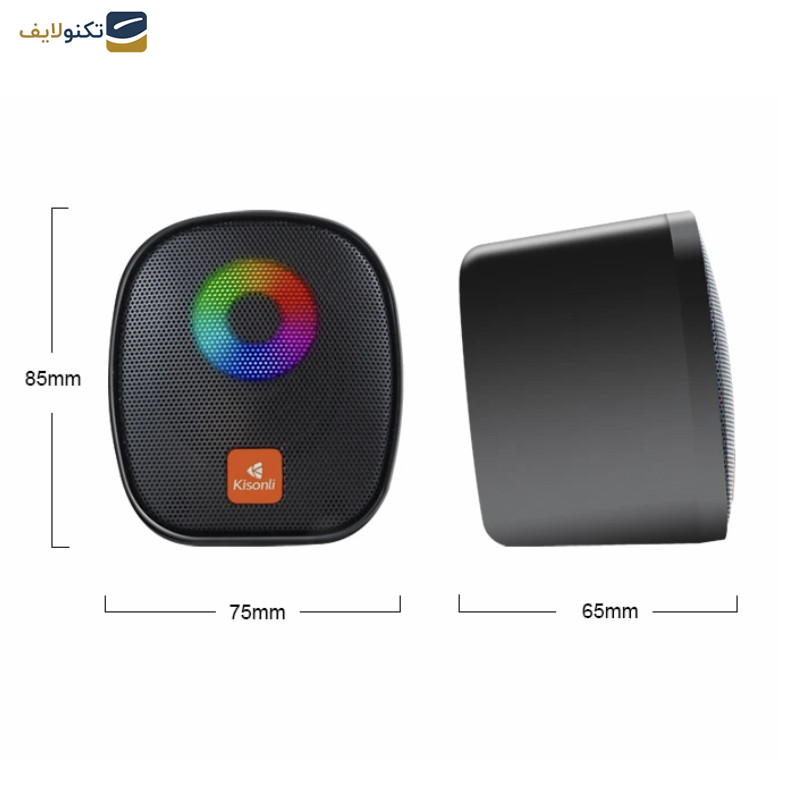 اسپیکر دسکتاپ کیسونلی مدل X_11_RGB اسپیکر دسکتاپ کیسونلی مدل X_11_RGB