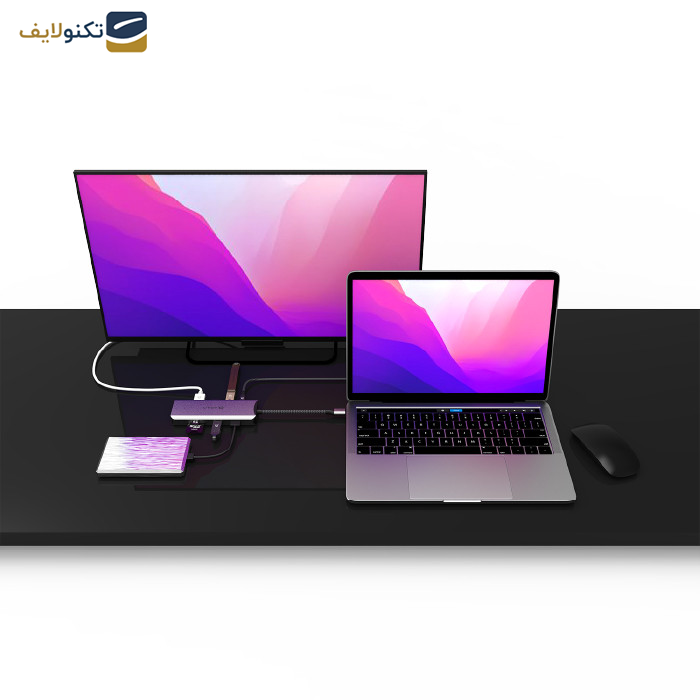 هاب 9 پورت USB-C آدام المنتس مدل CASA A09