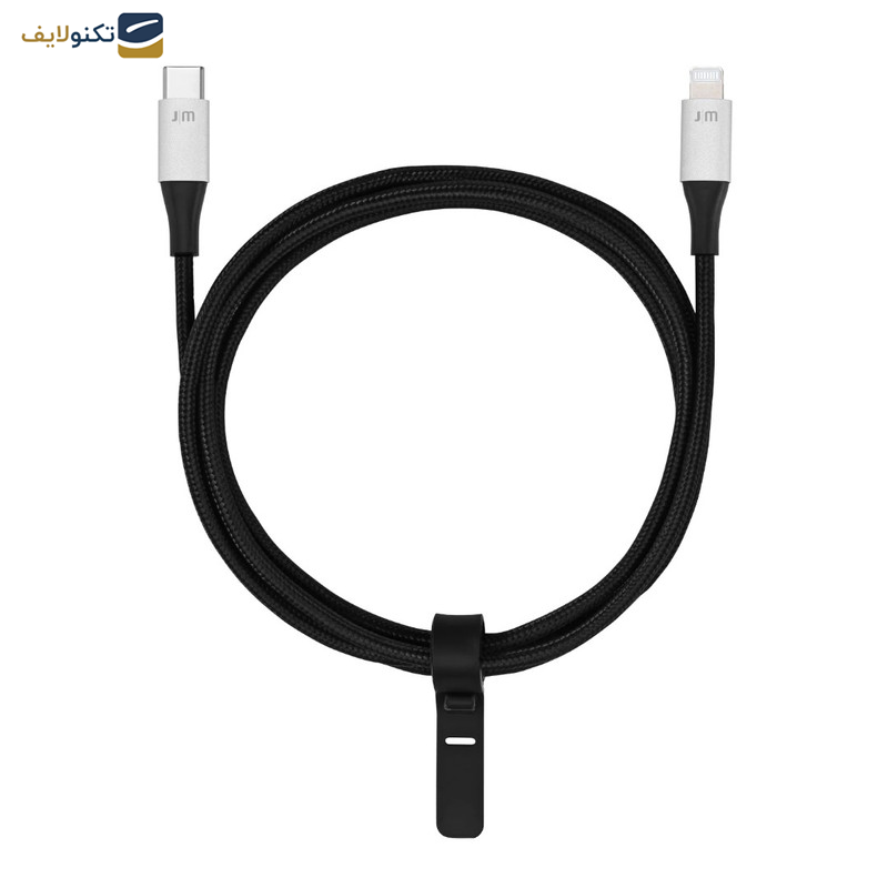 کابل تبدیل USB-C به لایتنینگ جاست موبایل مدل AluCable DC-612SI طول 1.2 متر کابل تبدیل USB-C به لایتنینگ جاست موبایل مدل AluCable DC-612SI طول 1.2 متر