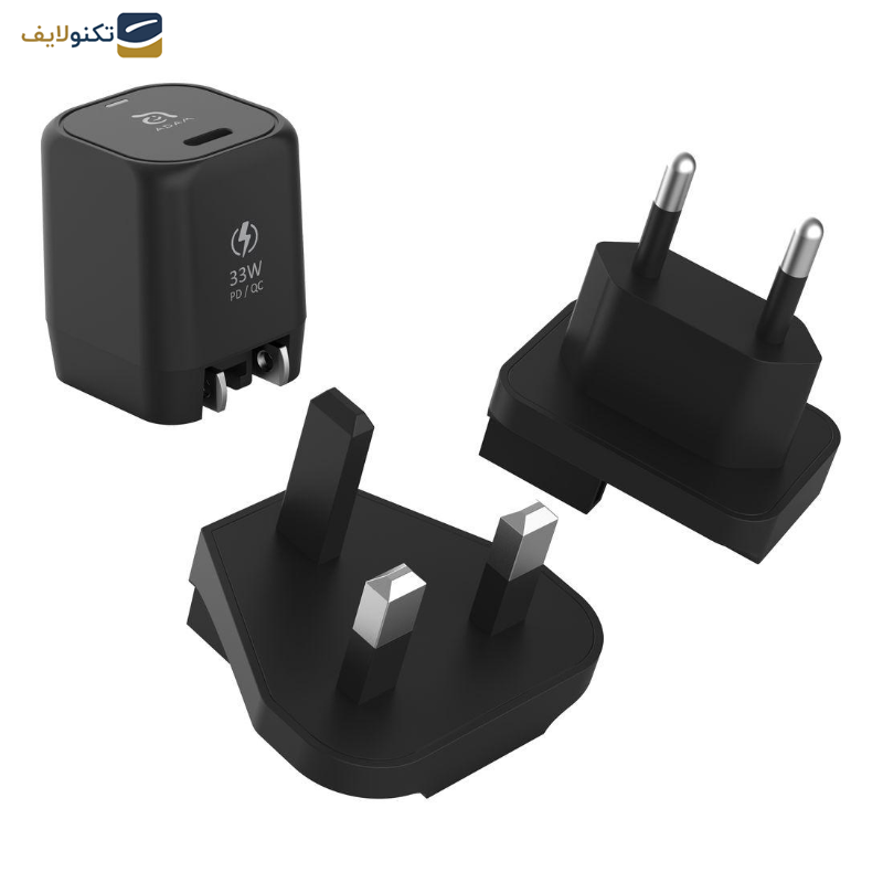 شارژر دیواری 33 وات آدام المنتس مدل OMNIA P3