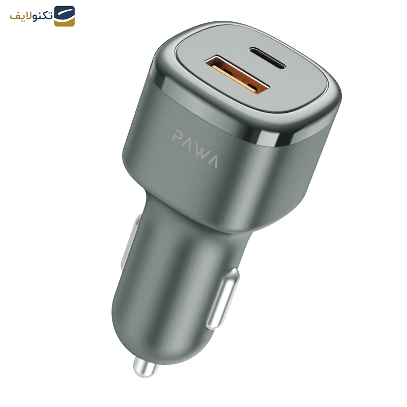 شارژر فندکی 50 وات پاوا مدل Solid Car Charger به همراه کابل USB-C شارژر فندکی 50 وات پاوا مدل Solid Car Charger به همراه کابل USB-C