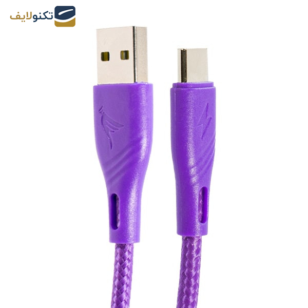 کابل تبدیل USB به USB-C شی کاریزما مدل یگانه طول 1.8متر کابل تبدیل USB به USB-C شی کاریزما مدل یگانه طول 1.8متر
