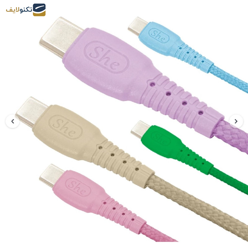 کابل تبدیل USB به TYPE C شی کاریزما مدل یگانه طول 1.2 متر کابل تبدیل USB به TYPE C شی کاریزما مدل یگانه طول 1.2 متر