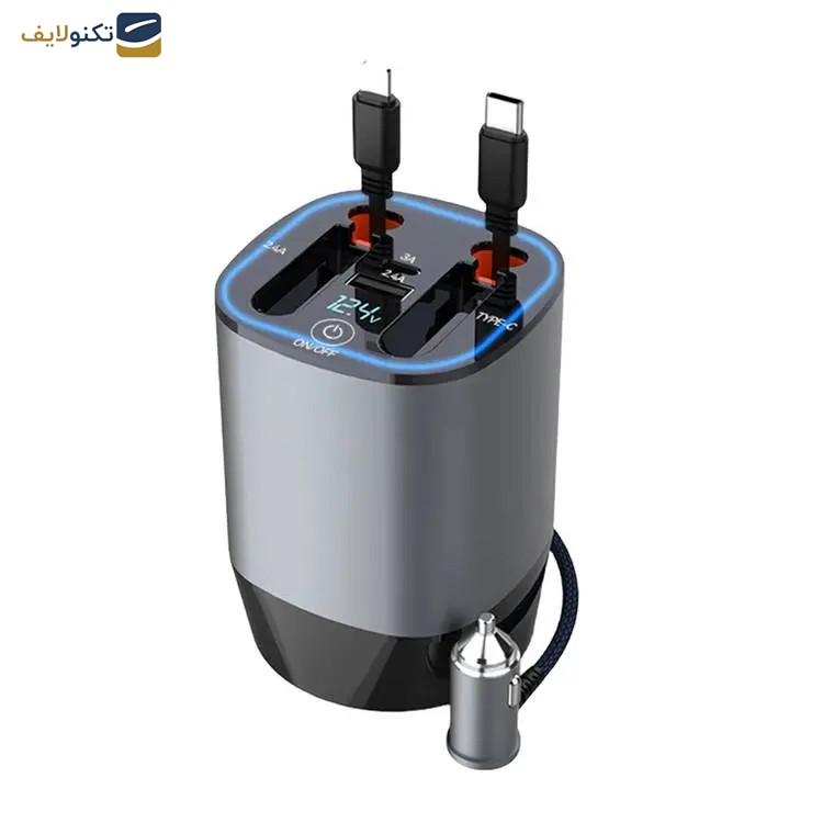 شارژر فندکی گرین لاین مدل Multifunctional 38W شارژر فندکی گرین لاین مدل Multifunctional 38W