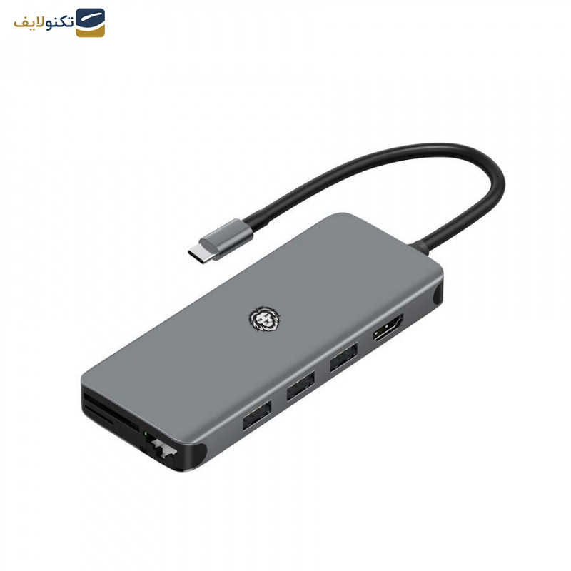 هاب 12 پورت USB-C گرین لاین مدل 12-1 هاب 12 پورت USB-C گرین لاین مدل 12-1