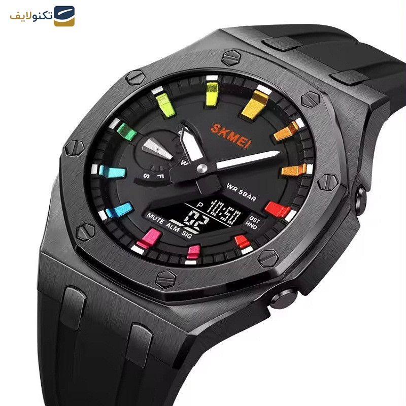 ساعت مچی عقربه‌ای مردانه اسکمی مدل 2243BKCLBK