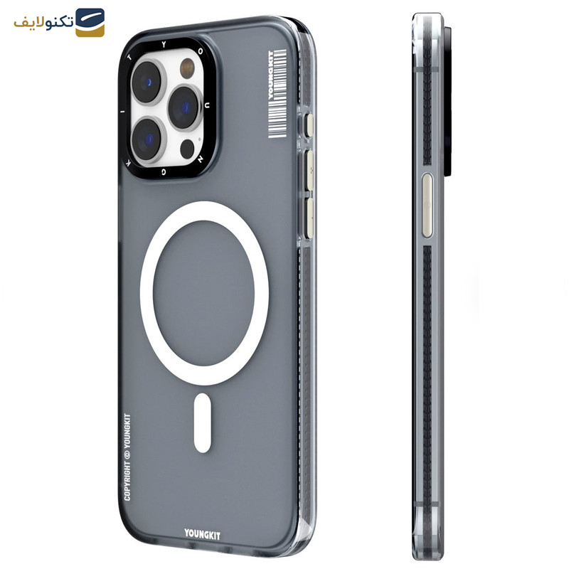 کاور یانگ کیت مدل مشکی Clear magsafe مناسب برای گوشی موبایل اپل iphone 13promax